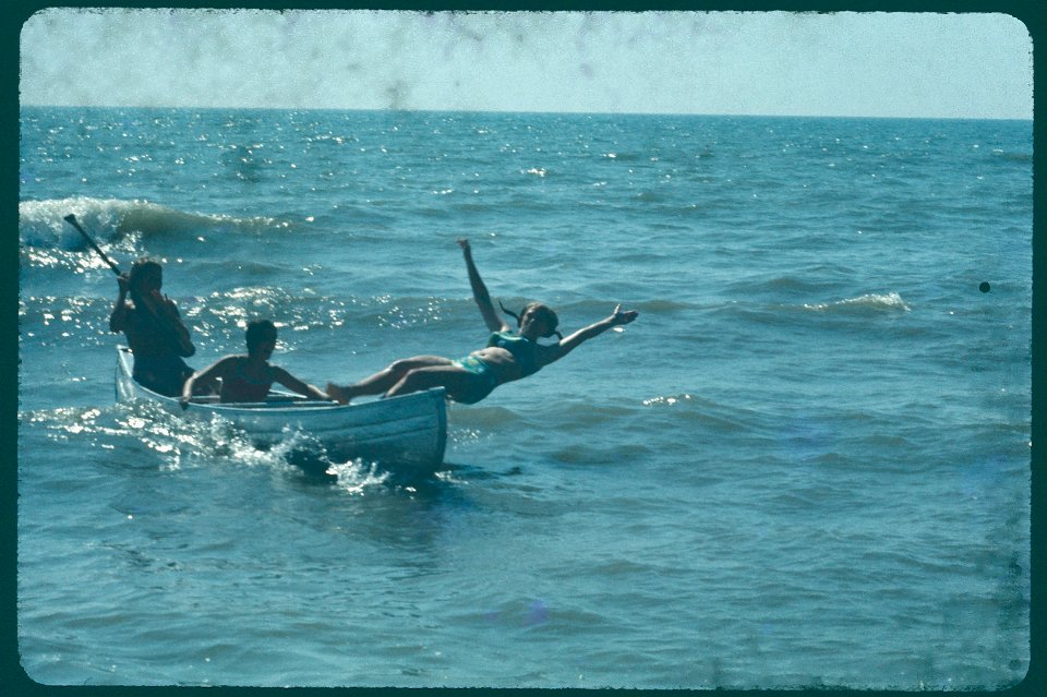 Canoeing on the Lake 1968 -2